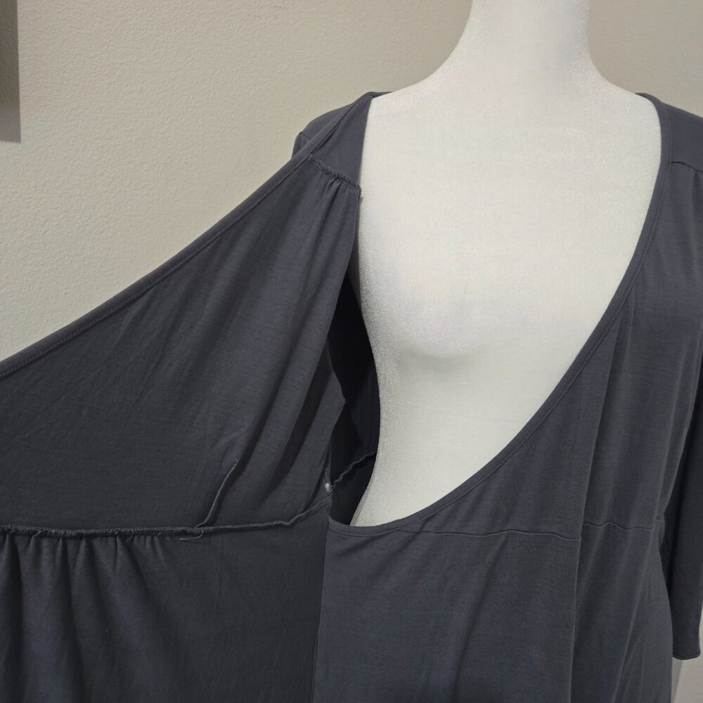 NWT Fresh Produce Midi Wrap Me Up Dress Oyster (med Gray) - Sz XL - Picture 9 of 11